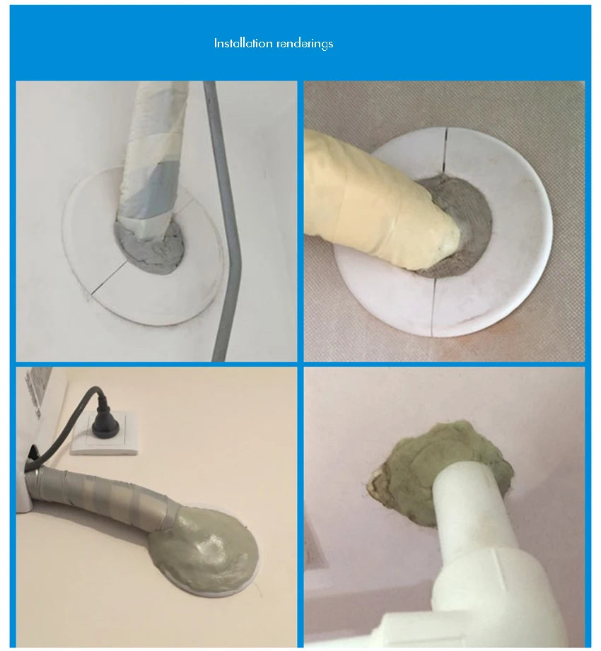 Air-Hardening Modeling Clay, Gray, 140g, Air Dry Modeling Clay Waterproof Wall Hole Seal Repair Cement DIY Molding Clay