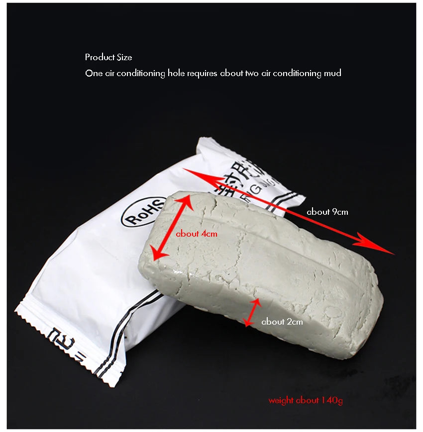 Air-Hardening Modeling Clay, Gray, 140g, Air Dry Modeling Clay Waterproof Wall Hole Seal Repair Cement DIY Molding Clay