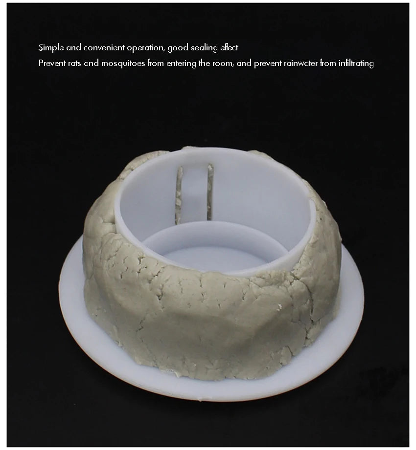 Air-Hardening Modeling Clay, Gray, 140g, Air Dry Modeling Clay Waterproof Wall Hole Seal Repair Cement DIY Molding Clay