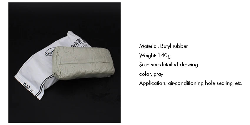 Air-Hardening Modeling Clay, Gray, 140g, Air Dry Modeling Clay Waterproof Wall Hole Seal Repair Cement DIY Molding Clay