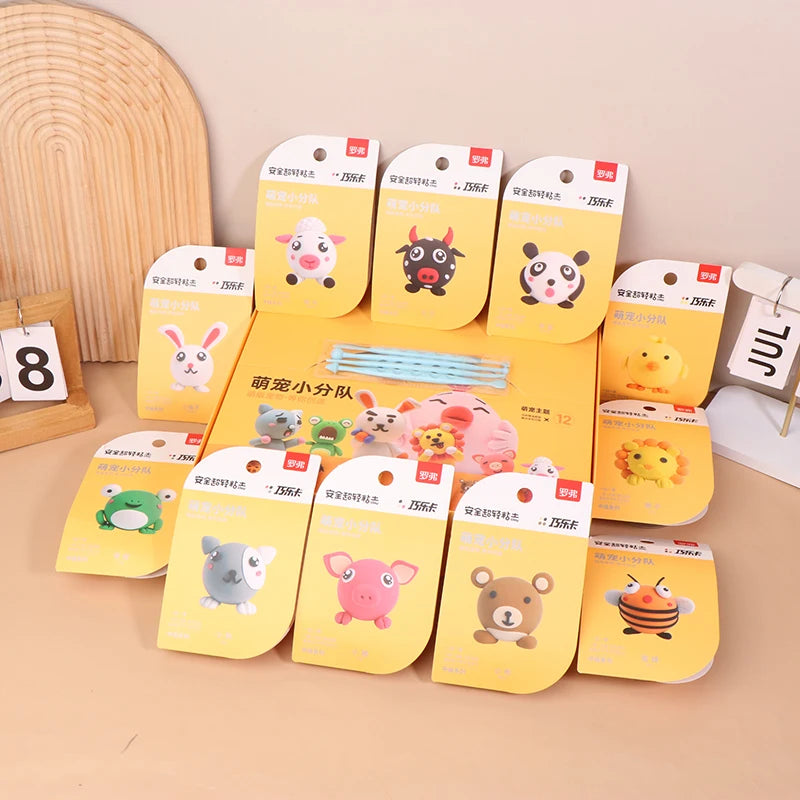 Air Dry Clay Kit For Kids, Creative Molding Clay Gift Kits With Tools, Super Light DIY Soft Clay Toys Gift Box Set Gifts