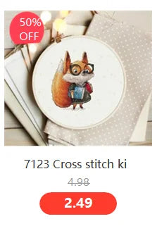 7347 Cross stitch kits Cross-stitch Christmas homefun All for handiwork cross embroidery kit Craft kit cross stitch sets Diy