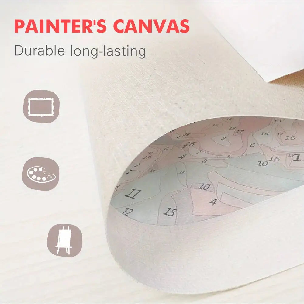 DIY Paint By Number Adult Kit Window Flower Digital Oil Painting Landscape Seaside Drawing On Canvas Wall Decor Living Room Gift