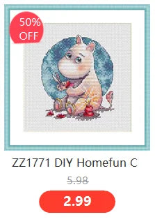 7347 Cross stitch kits Cross-stitch Christmas homefun All for handiwork cross embroidery kit Craft kit cross stitch sets Diy