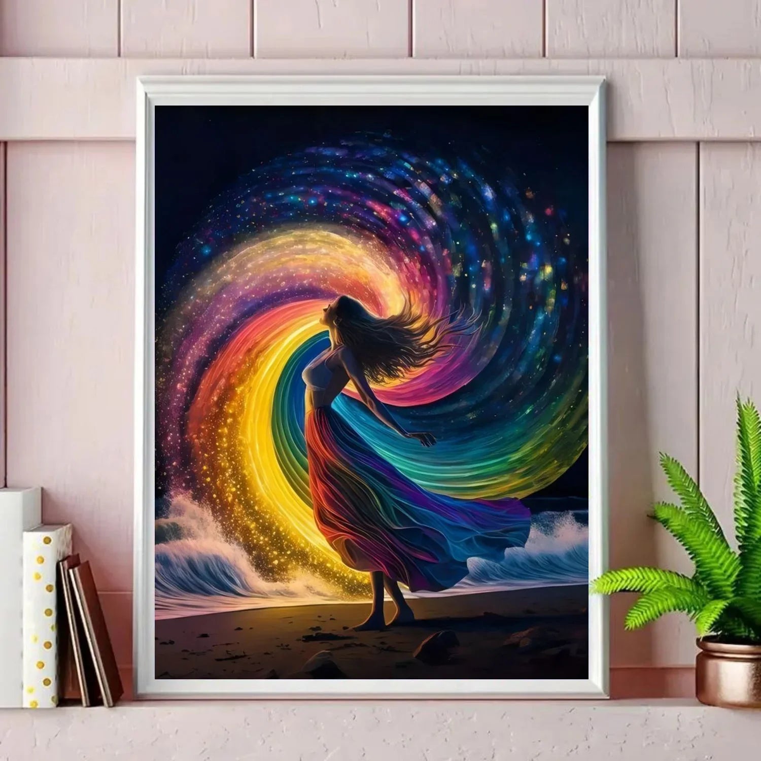 1pc Paint by Numbers Kit for Adults Beginner on Canvas, Painting Kits for Adults, DIY Hobbies for Women, Frameelss