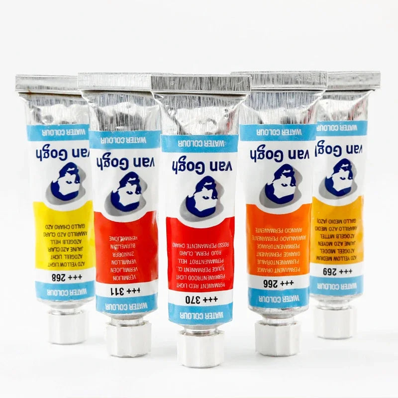 Talens Van Gogh Watercolor Paint,10ml Tube Artist Level Brilliant Transparent Intense Colors highest degree of lightfastness +++