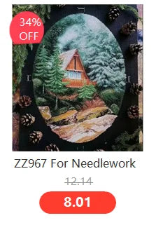 7347 Cross stitch kits Cross-stitch Christmas homefun All for handiwork cross embroidery kit Craft kit cross stitch sets Diy