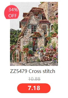 7347 Cross stitch kits Cross-stitch Christmas homefun All for handiwork cross embroidery kit Craft kit cross stitch sets Diy