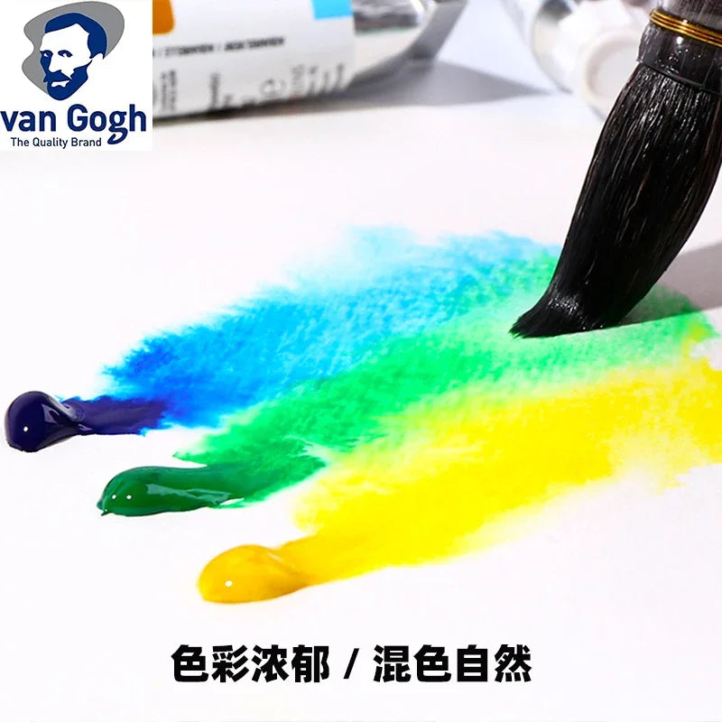Talens Van Gogh Watercolor Paint,10ml Tube Artist Level Brilliant Transparent Intense Colors highest degree of lightfastness +++